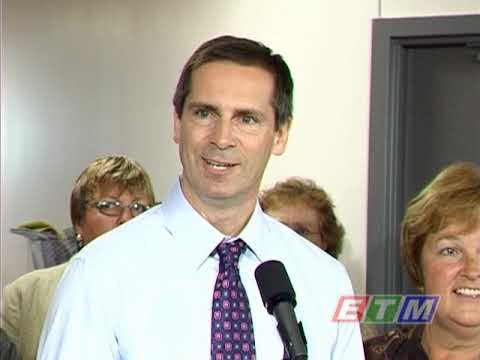 Premier Dalton McGuinty discusses Family Health Teams in Goderich