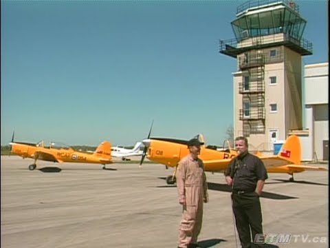 Chipmunks Return Home to RCAF Station Centralia
