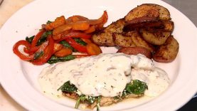 Tuscan Greek Delights Ep1 – Stuffed Chicken Breast